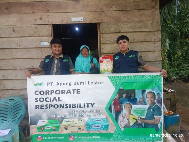 
					Warga Senang Peroleh Bantuan CSR PT Agung Bumi Lestari Jelang Idul Adha