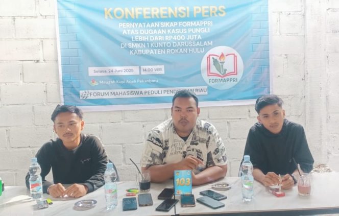 
					Formappri Nilai Klarifikasi Kepsek SMKN 1 Kunto Darussalam Soal Isu Pungli Hanya Pencitraan, Bukan Jawaban Substansi